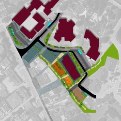 esquisse pour l'aménagement des espaces publics - Saint-Orens (31)