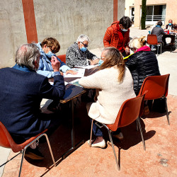 atelier de concertation en extérieur, futur éco-quartier de Tresserre (66)