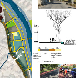 propositions pour l'entrée de ville sud, étude de recomposition urbaine de Saint-Hilaire (11)
