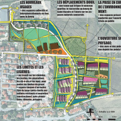 plan-guide, futur éco-quartier de Saint-Nazaire (66)
