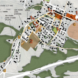 extrait de l'étude de programmation urbaine - futur groupe scolaire à Pujaudran (31)