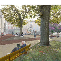 vue 2 - étude de stratégie végétale à Réalmont (81)