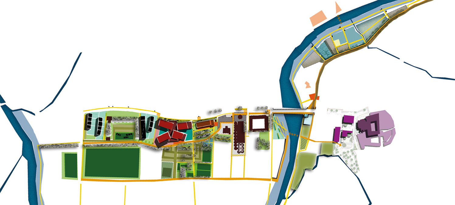 plan-guide, étude de recomposition urbaine à Saint-Hilaire (11)