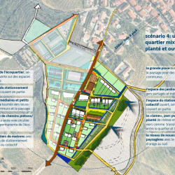 scénario proposé, futur éco-quartier à Tresserre (66)