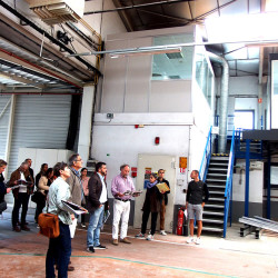 visite du site projet en main avec élu·es et partenaires, requalification de la friche Lisi Aérospace - Villefranche-de-Rouergue (12)