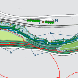 plan des aménagements, intégration paysagère d'ouvrages hydrauliques (11)