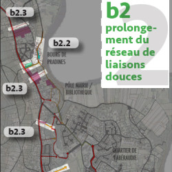 étude bourg-centre phase programme d'actions - Pradines (46)